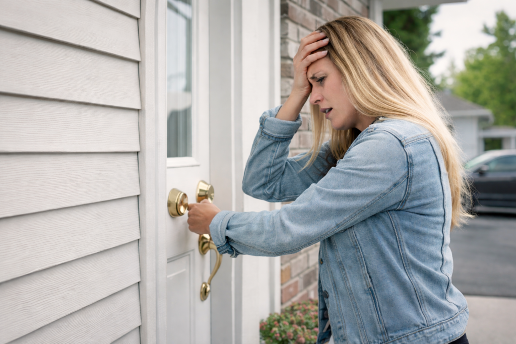 Locked Out of House